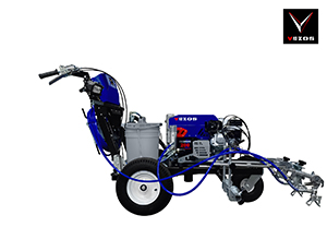 Walk Behind Line Striping Machine PROSTRIPE 200 WB - Gravity Glass Bead Hopper 32 kg - 70 lbs